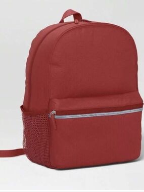 Burgundy 23L Backpack 16" X 12" X 5.5" Dealworthy 100% Polyester NWT